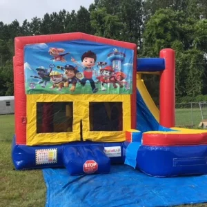 Paw Patrol bounce house with slide