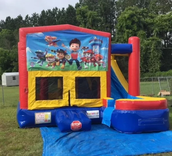 Paw Patrol bounce house with slide