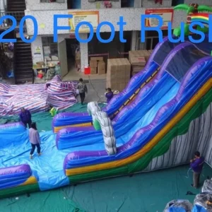 20 foot rush water slide